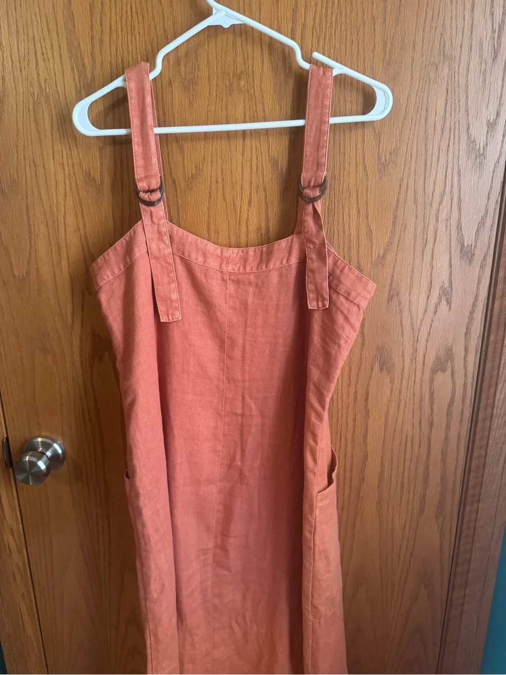 Faherty Button-Front Midi Dress - Picture 4 of 4